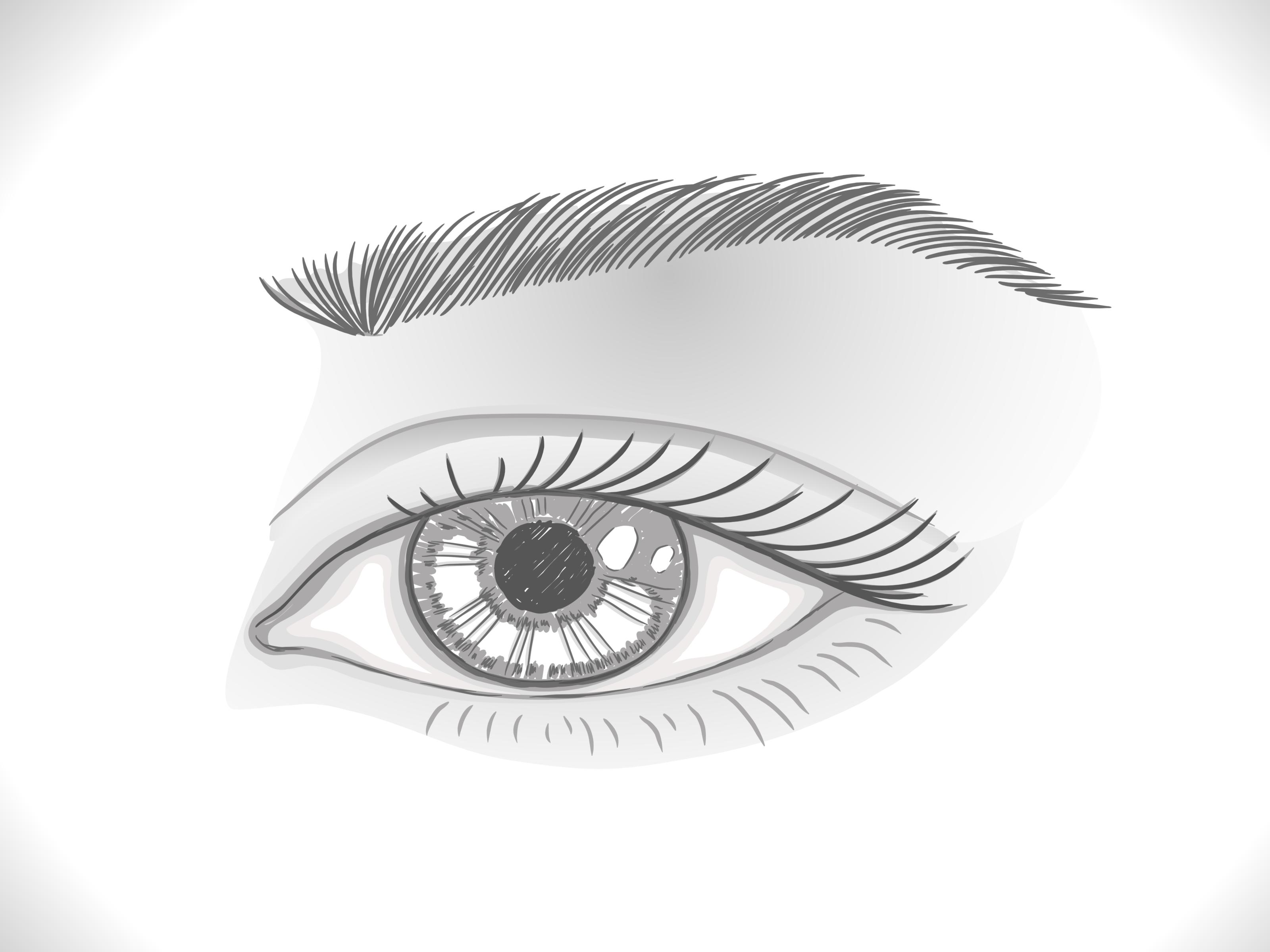 Eye Simple Drawing Photo