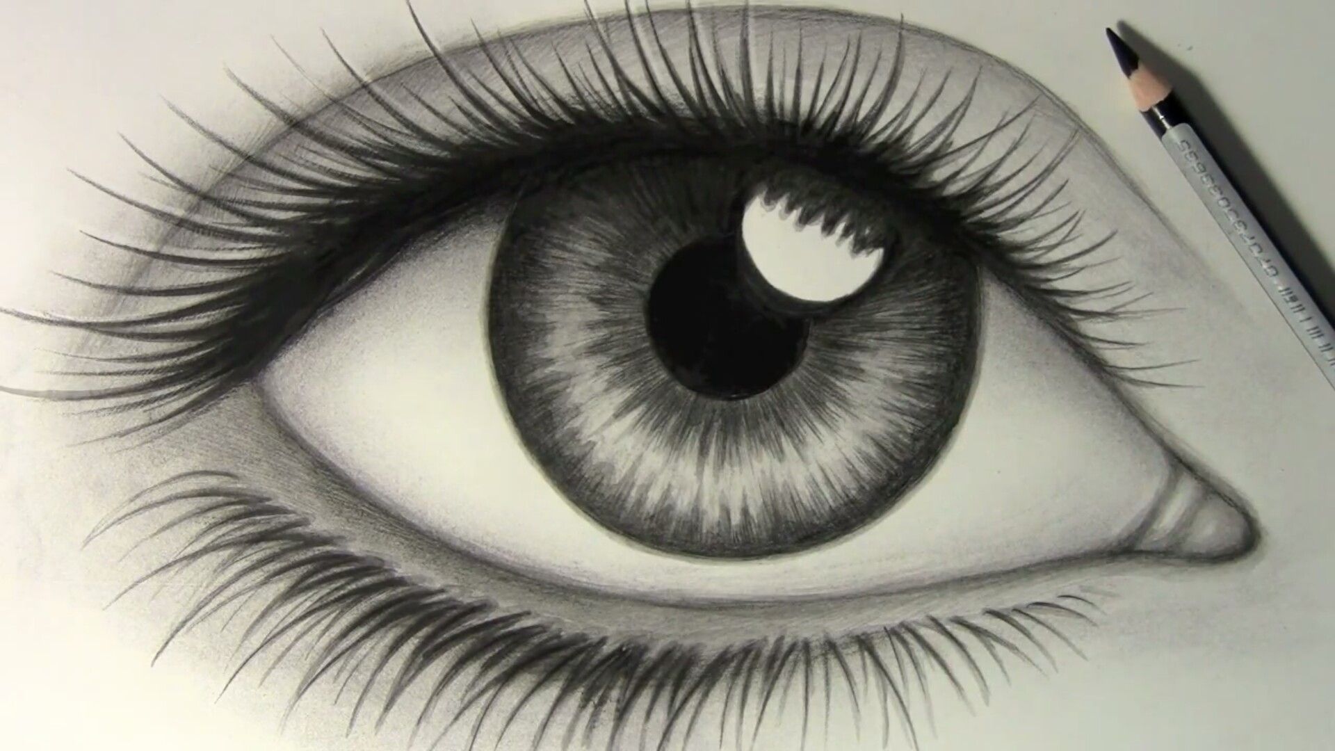 Eyeball Simple Drawing Realistic