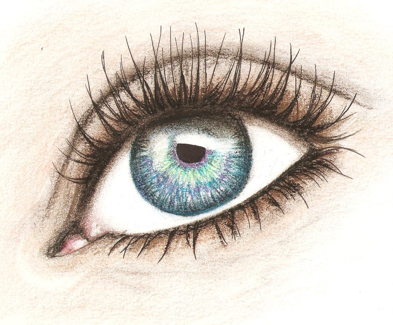 Eyeball Simple Drawing Sketch