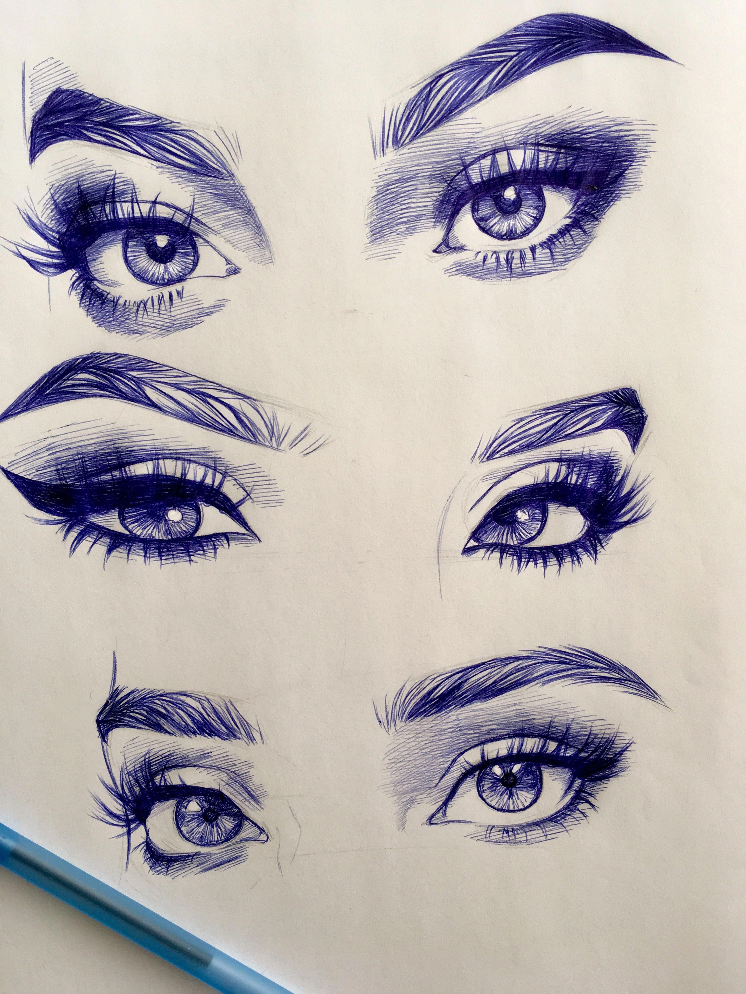 Eyelash Drawing Images