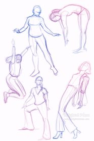 Action Pose Drawing - Drawing Skill