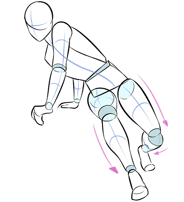 Action Pose Drawing Images