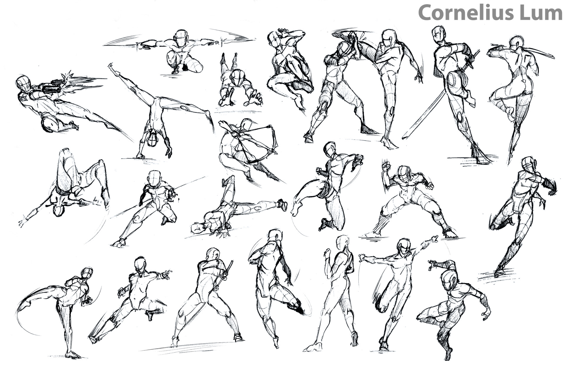 Action Pose Drawing Realistic