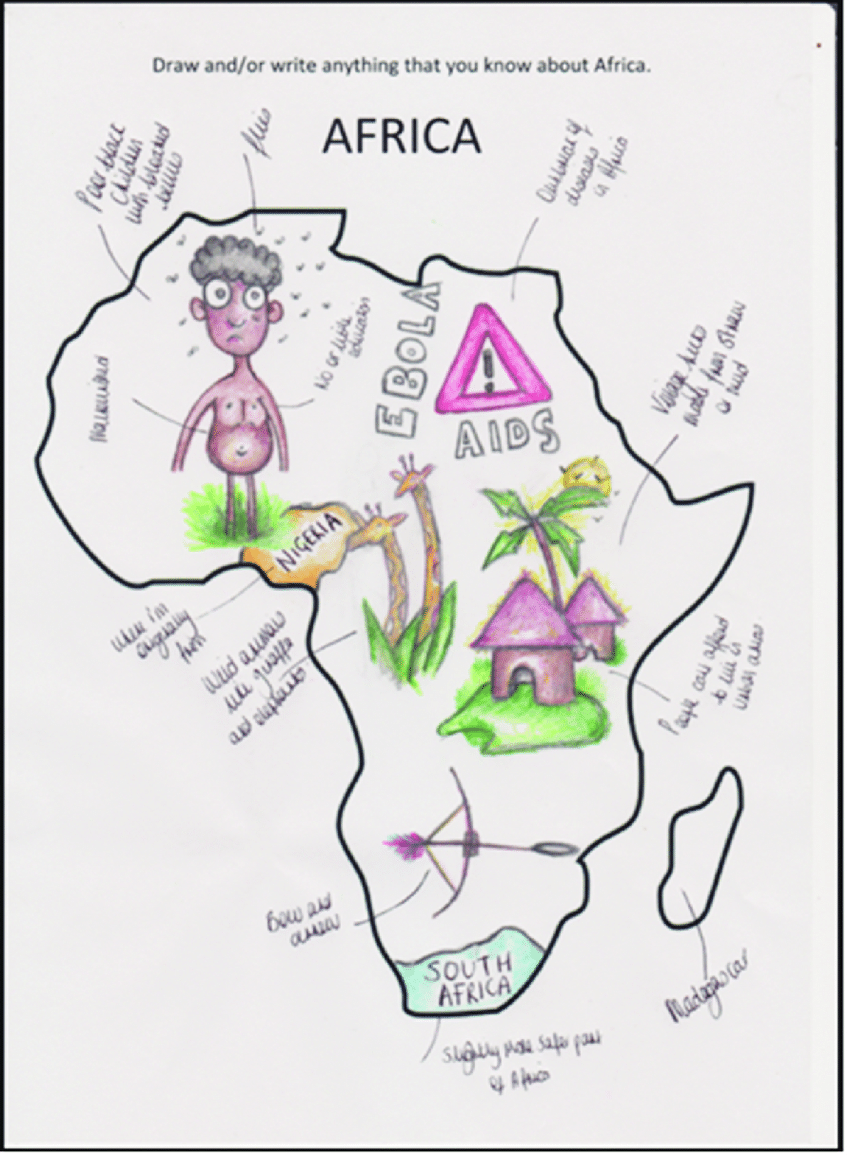 Africa Drawing Art