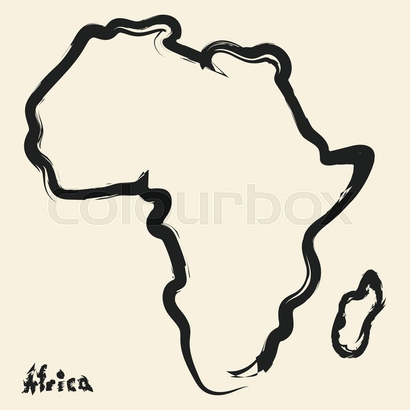 Africa Drawing Picture