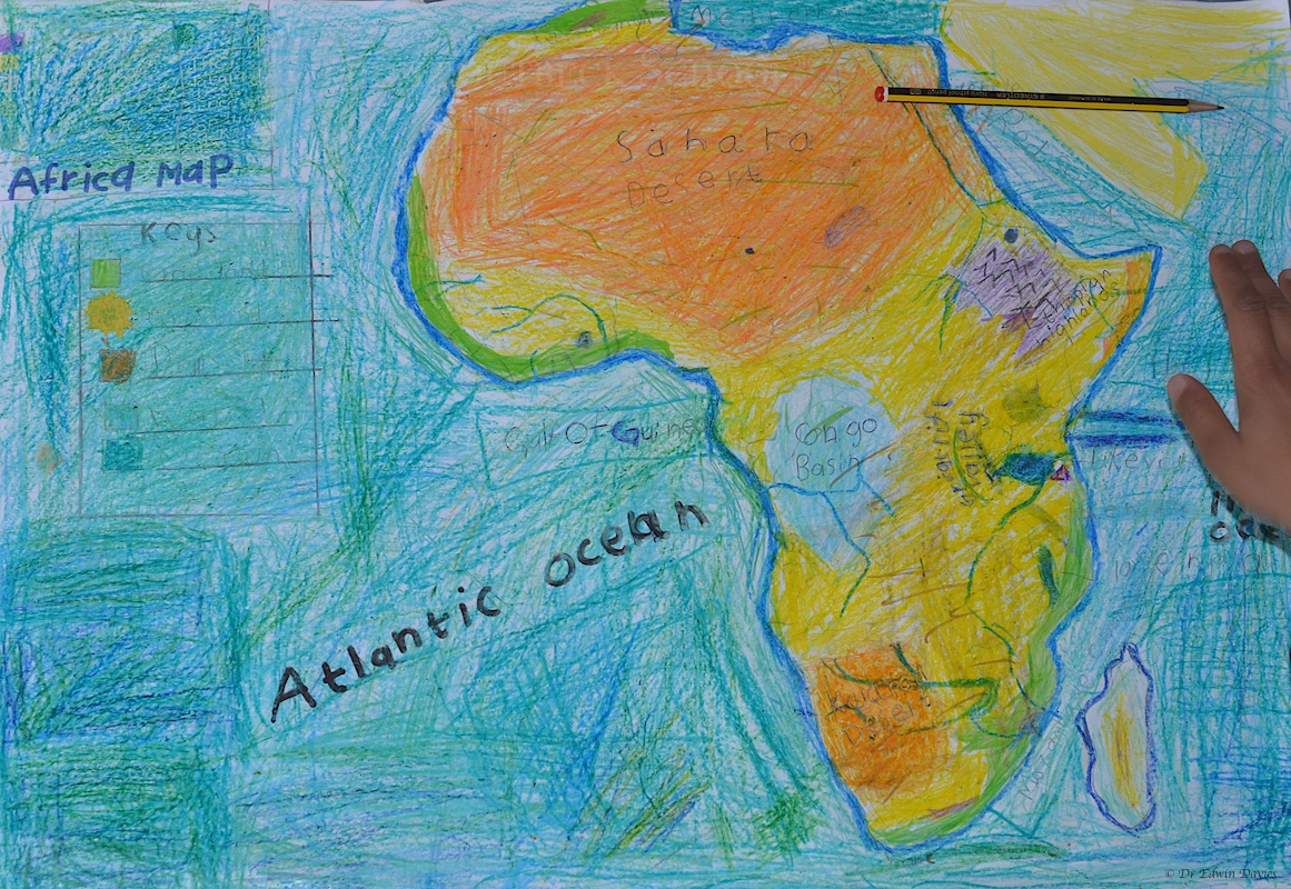 Africa Drawing Realistic