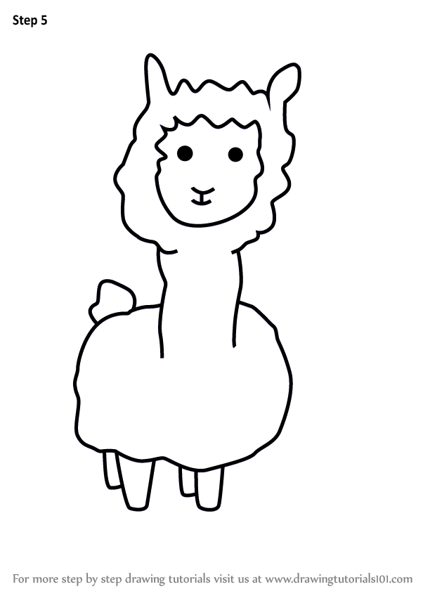 Alpaca Drawing Image