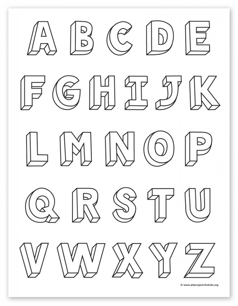 Alphabet Drawing Pic