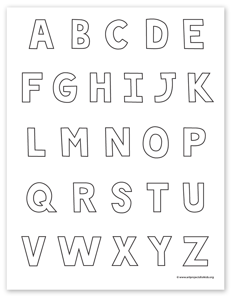 Alphabet Drawing Picture