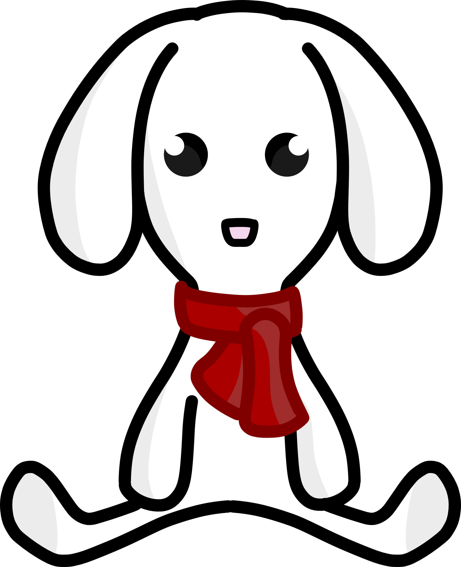 Animated Dog Drawing Image