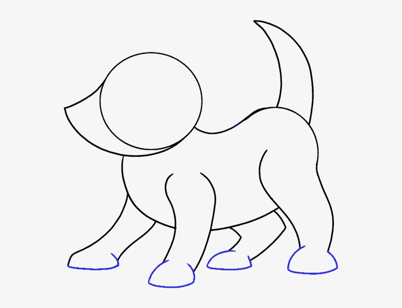 Animated Dog Drawing Pic