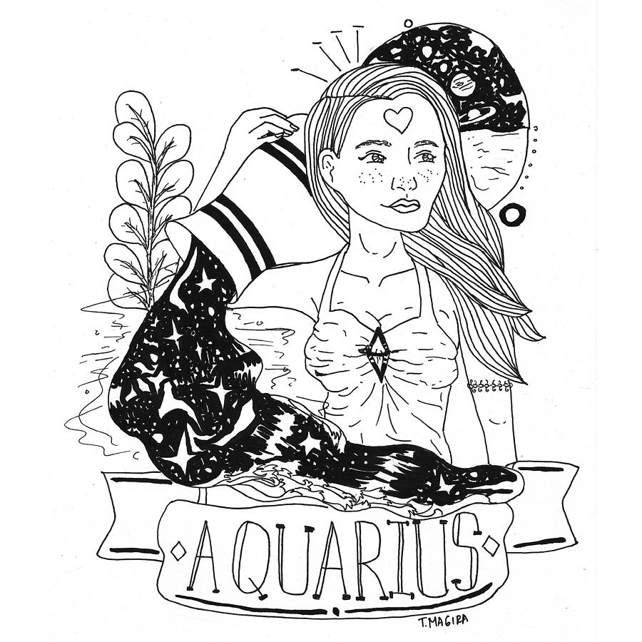 Aquarius Drawing Image