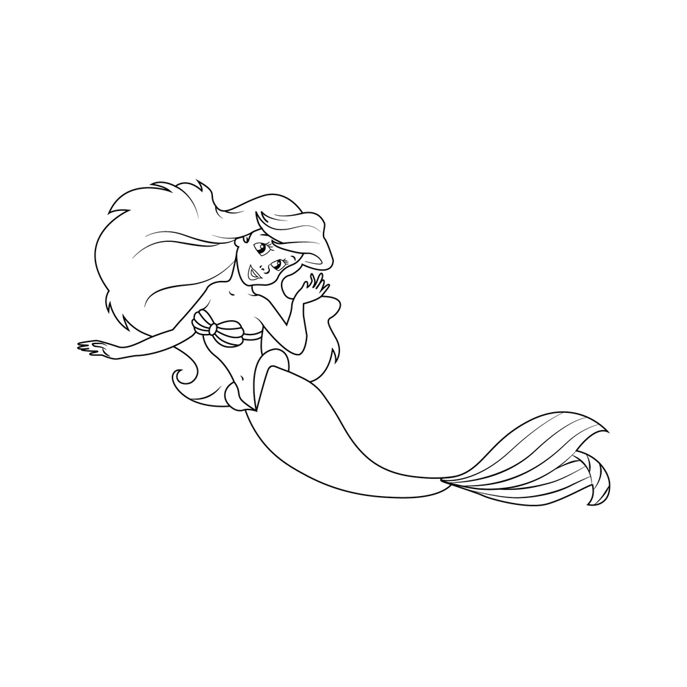 Ariel Drawing Realistic