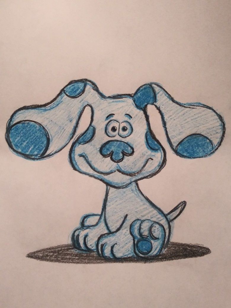 Blue’s Clues Drawing Art