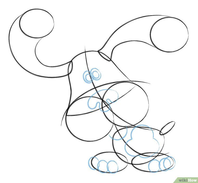 Blue’s Clues Drawing Sketch