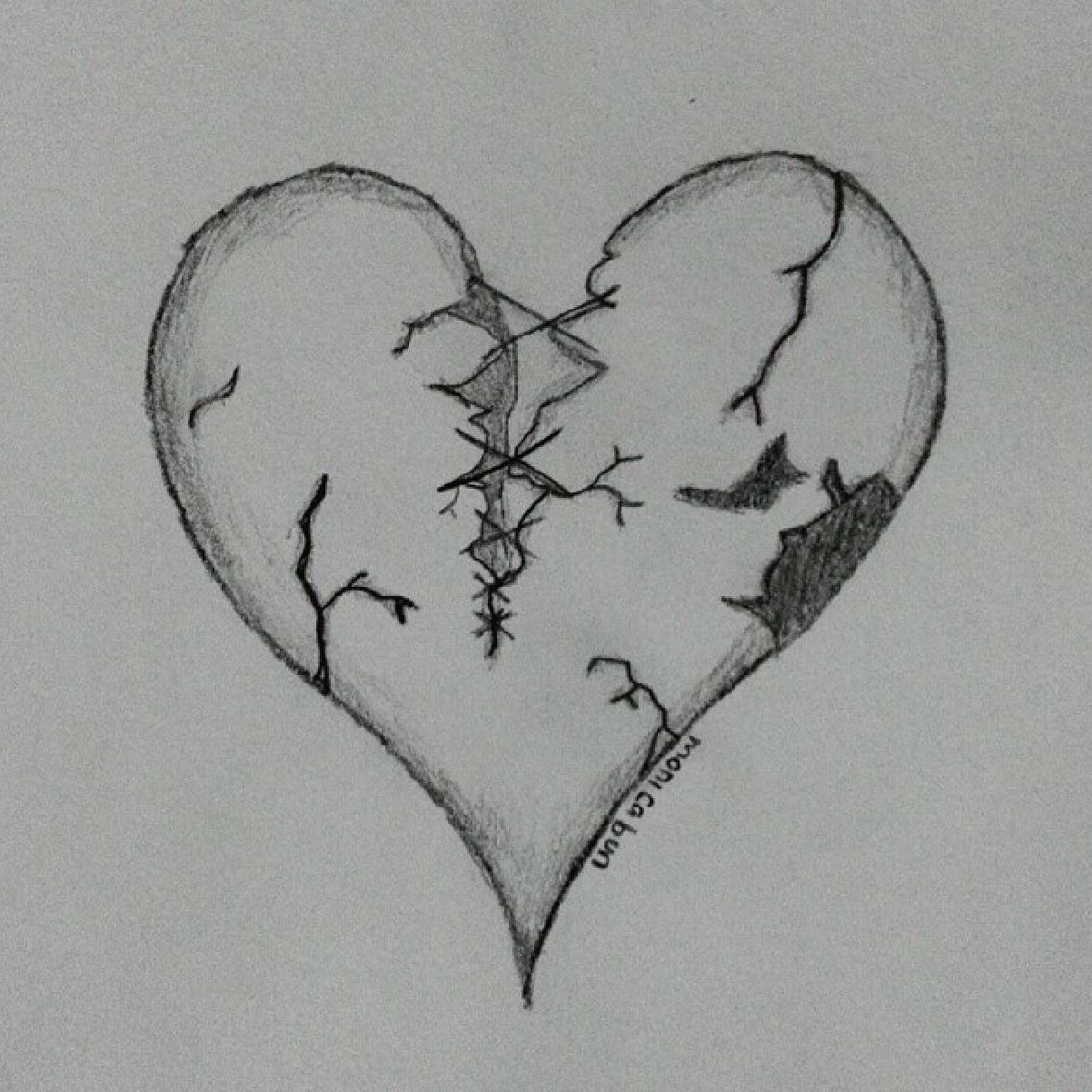 Drawing At Getdrawings Com  Broken Heart Line Drawing Transparent PNG   550x550  Free Download on NicePNG