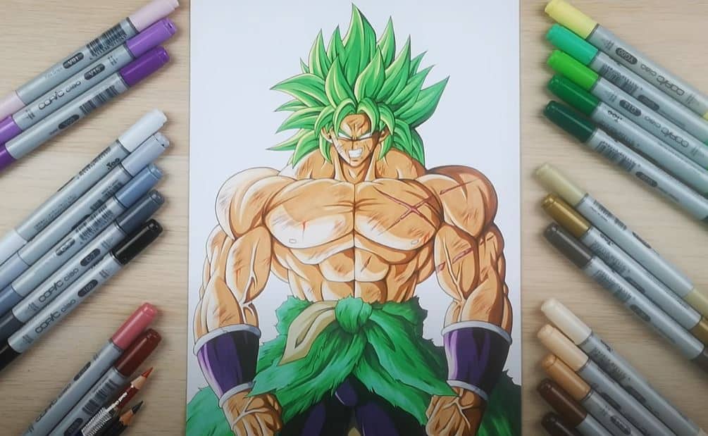 Broly Drawing Amazing