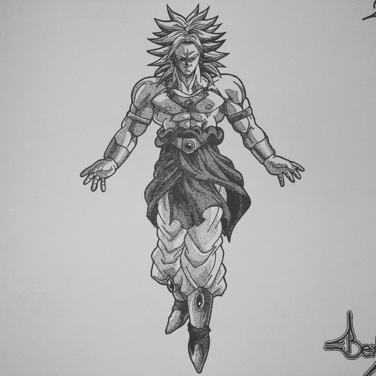 Broly Drawing Beautiful Image