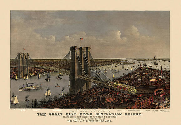 Brooklyn Bridge Drawing Picture