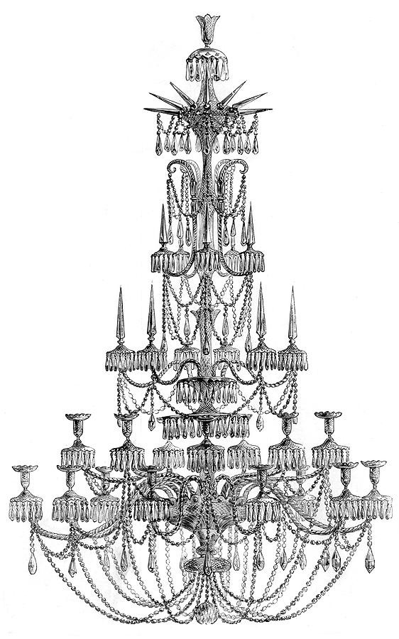 Chandelier Drawing Image