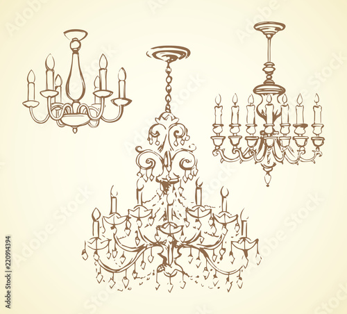 Chandelier Drawing Photos