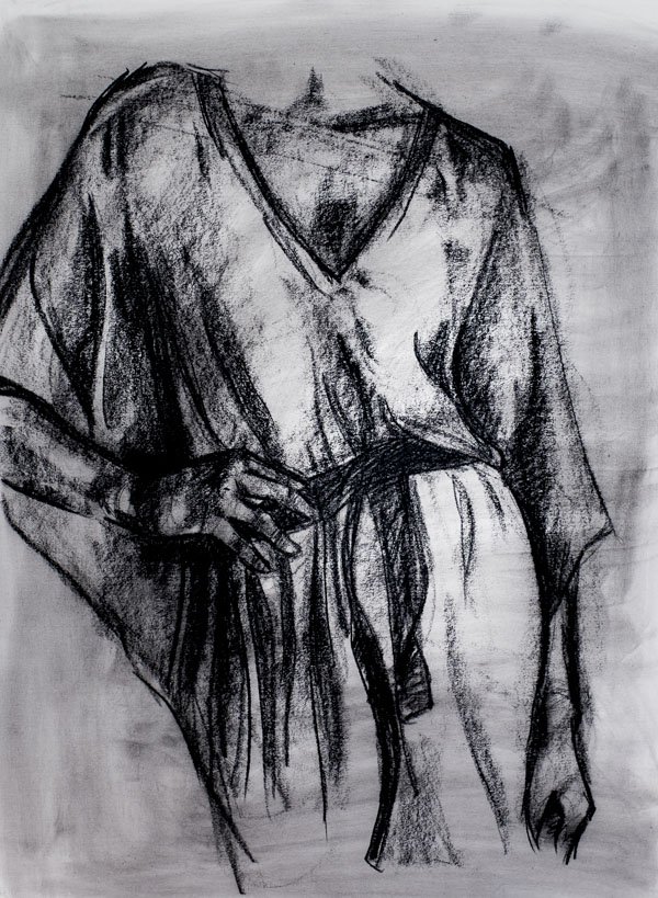 Charcoal Beginners Drawing Photo