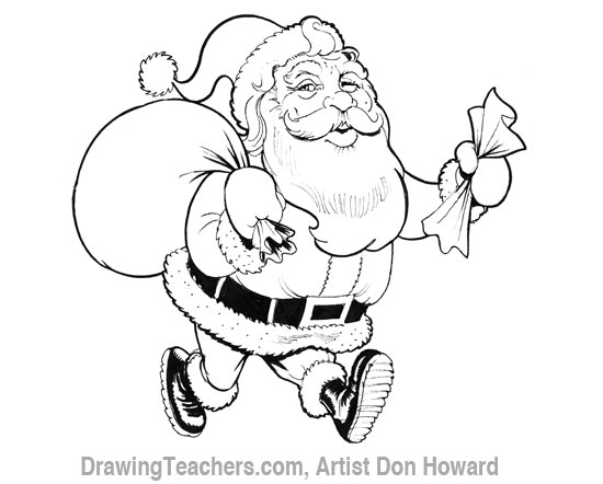 Christmas Cartoon Drawing Images