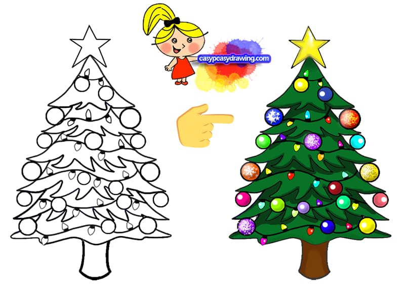Christmas Cartoon Drawing Photo