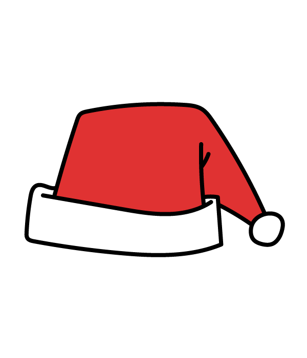 Christmas Hat Drawing Art