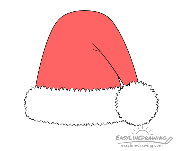 Christmas Hat Drawing Photo