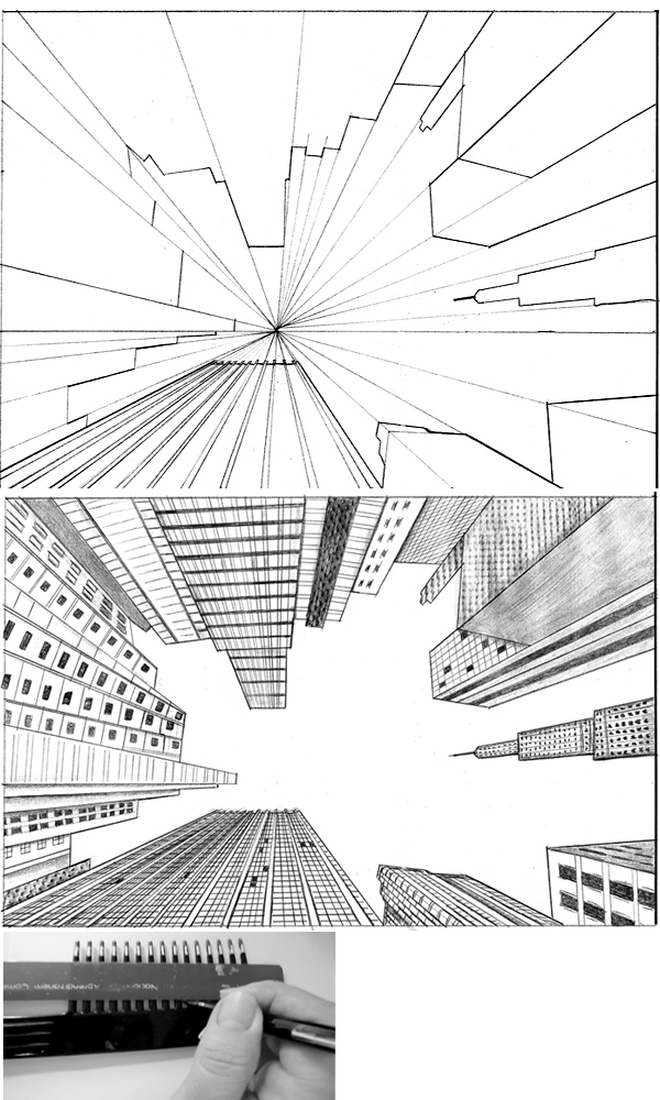 City Perspective Best Drawing