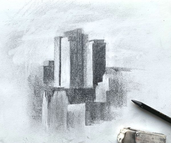 City Scape Drawing Pic