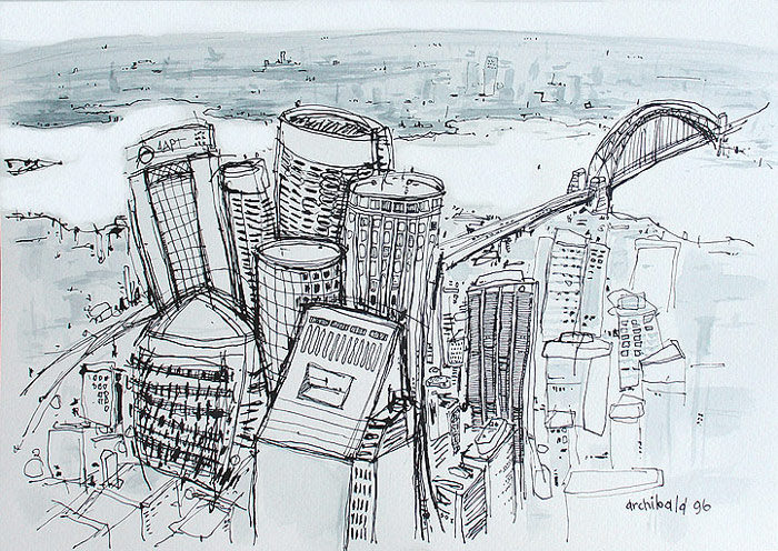 Cityscape Drawing Amazing