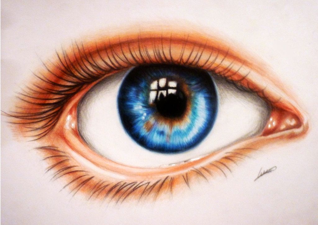 Color Eye Drawing Pic