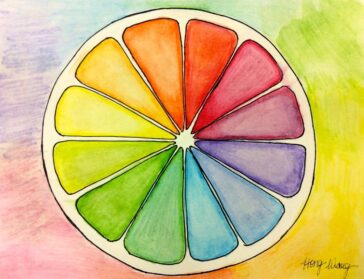 Color Wheel Drawing Amazing - Drawing Skill