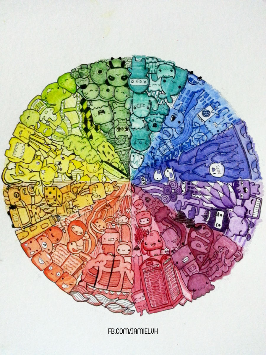 Color Wheel Drawing Pic
