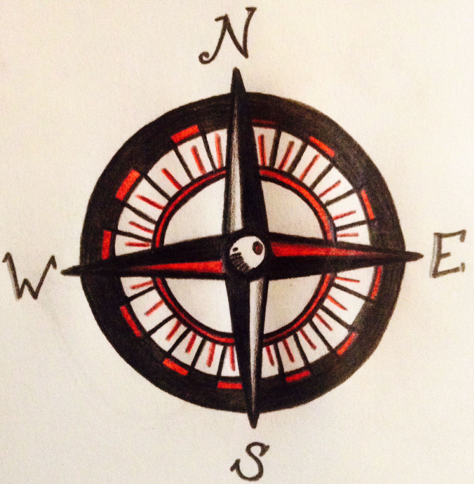 Compass Drawing Image