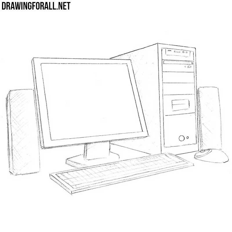 Computer Drawing Sketch