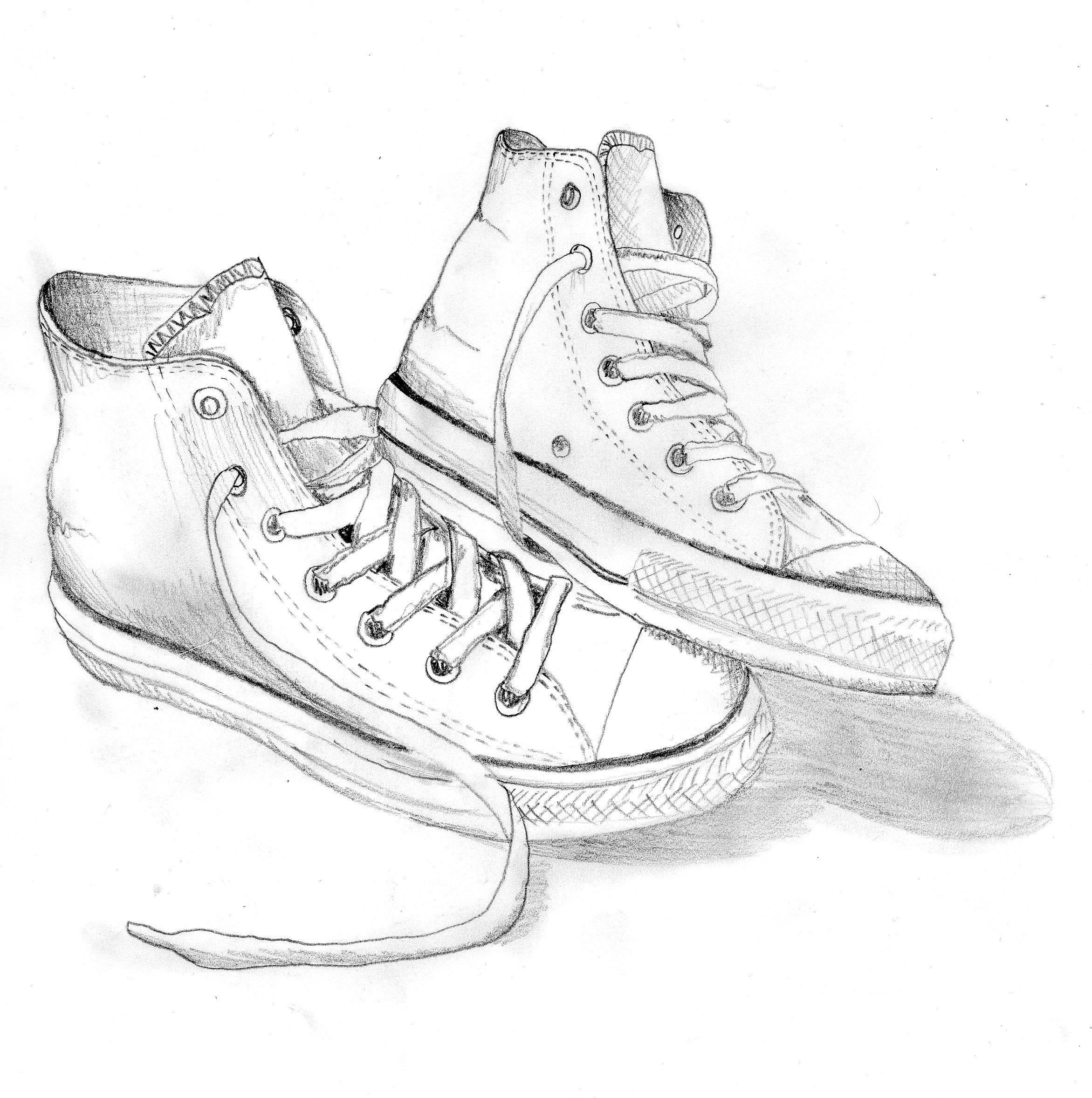 Converse Drawing Pics