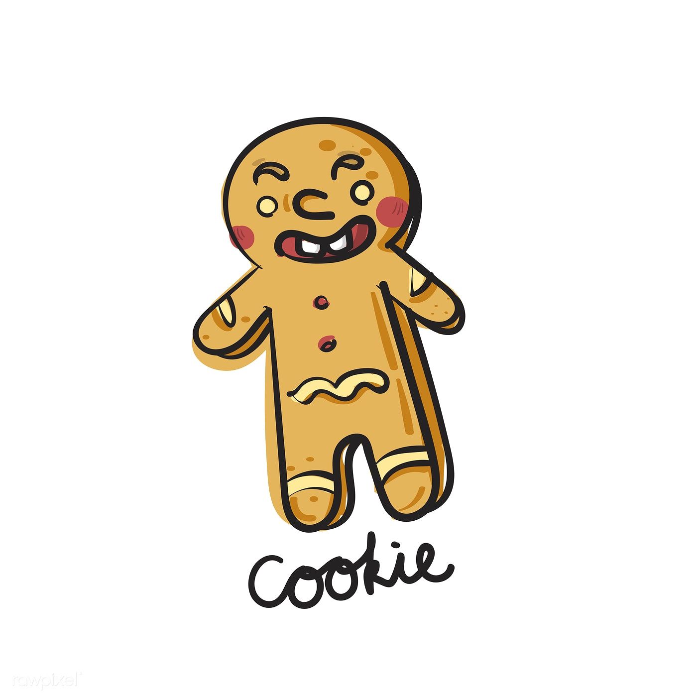 Cookie Drawing Sketch