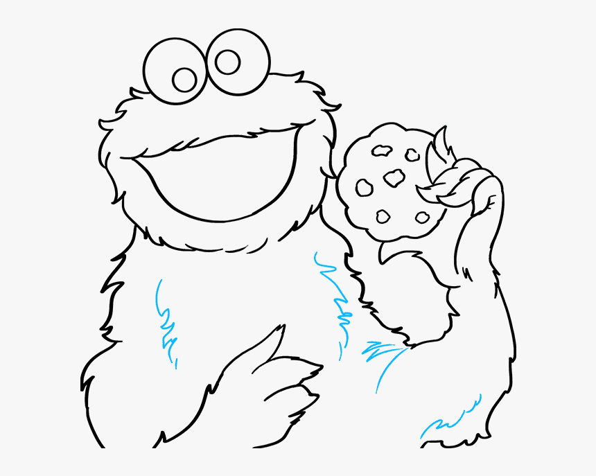 Cookie Monster Drawing Photo