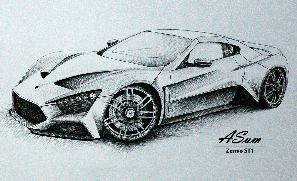 Cool Car Drawing Amazing