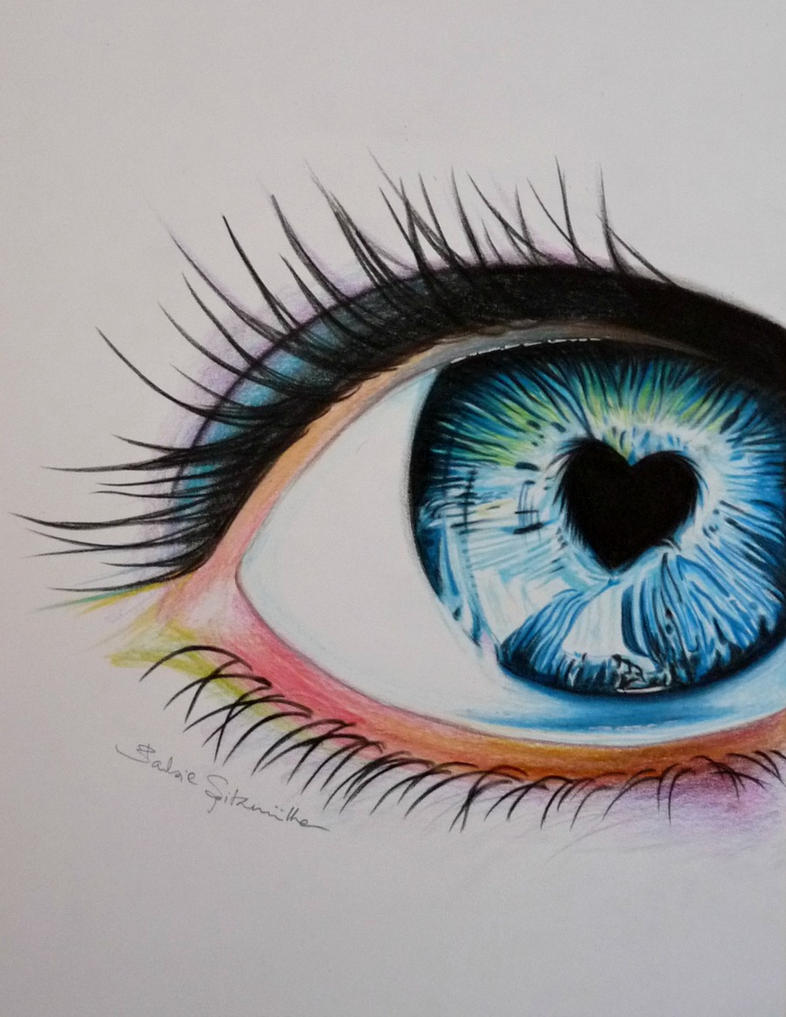 Cool Eyes Drawing Beautiful Art