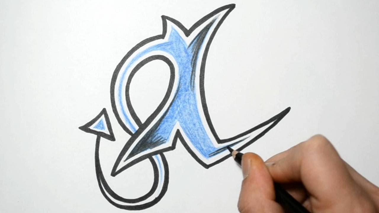 Cool Lettering Drawing Beautiful Image