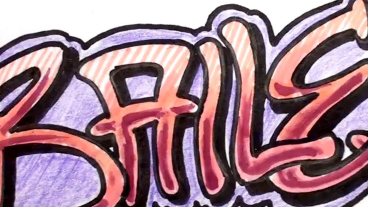 Cool Lettering Drawing Realistic