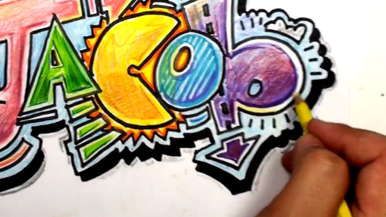 Cool Lettering Drawing