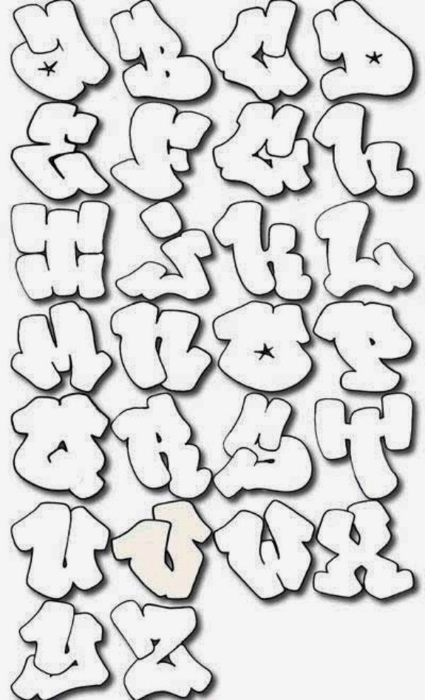 Cool Letters Drawing Image