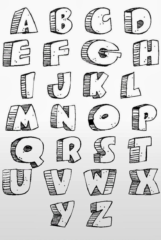 Cool Letters Drawing Pic