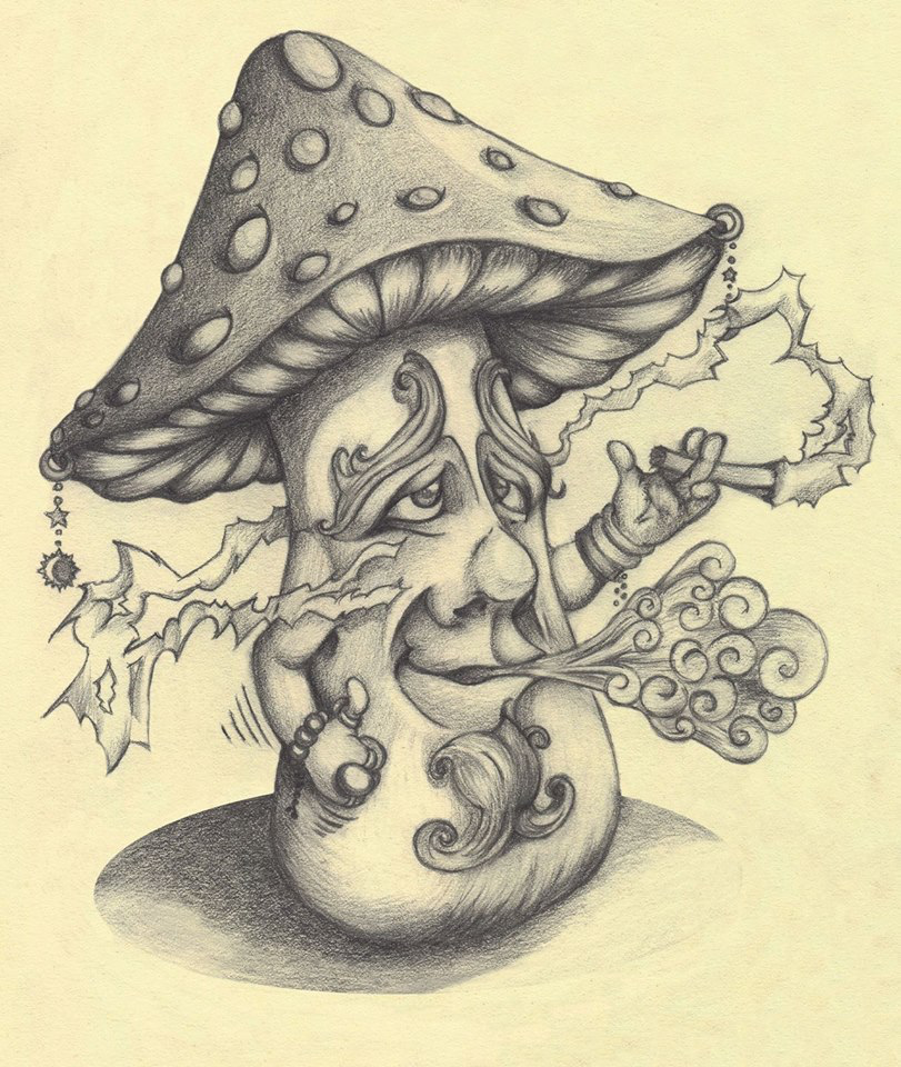 Cool Mushroom Drawing Images