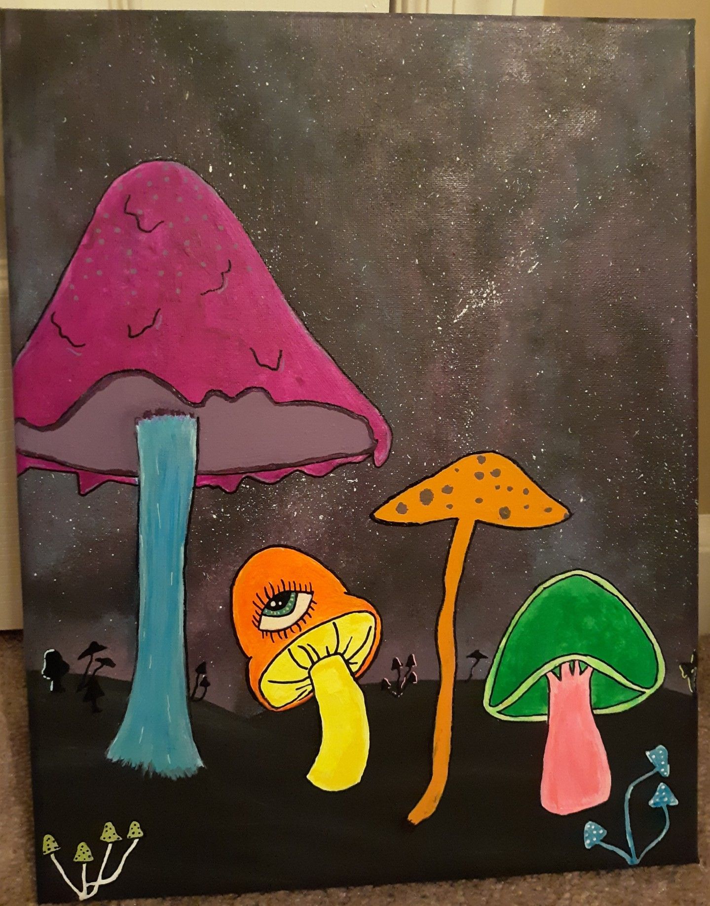 Cool Mushroom Drawing Pics